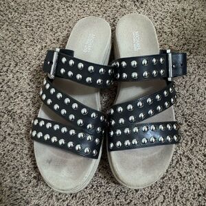 Michael Kors Black Ansel Sandals size 8